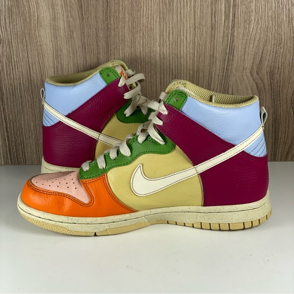 Nike Dunk High Next Nature 'Multi-Color' DZ5638-500 GS 4.5Y / Women’s Size 6 - Picture 6 of 9